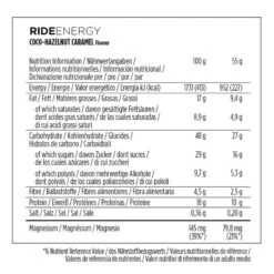Powerbar Barre énergétique Ride Energy Coco-hazelnut Caramel 18 X 55g -Sport Vêtements Magasin barre energetique ride energy coco hazelnut caramel 18 x 55g 3