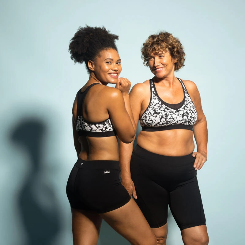 Bas De Maillot De Bain Short Jammer Aquagym-Aquabike Femme Mila Noir 5 Bas De Maillot De Bain Short Jammer Aquagym-Aquabike Femme Mila Noir – Image 5