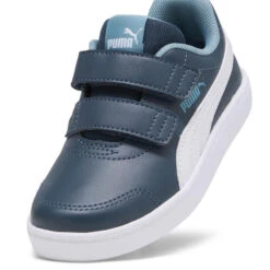 Baskets Courtflex V2 Enfant PUMA Dark Night White Blue -Sport Vêtements Magasin baskets courtflex v2 enfant puma dark night white blue 5