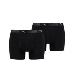 Boxer Sport En Coton Pour Hommes PUMA Noir (lot De 2)