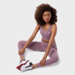 Brassière Sport Fitness Femme Comfort Plus Mauve -Sport Vêtements Magasin brassiere sport fitness femme comfort plus mauve 3