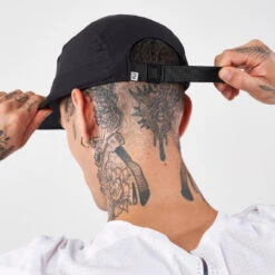 Casquette Running Homme Femme - KIPRUN 5 Panneaux Noir -Sport Vêtements Magasin casquette running homme femme kiprun 5 panneaux noir 3