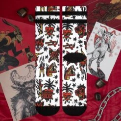Chaussettes American Socks Krampus - Mid High 13 Chaussettes American Socks Krampus - Mid High -Sport Vêtements Magasin chaussettes american socks krampus mid high 6