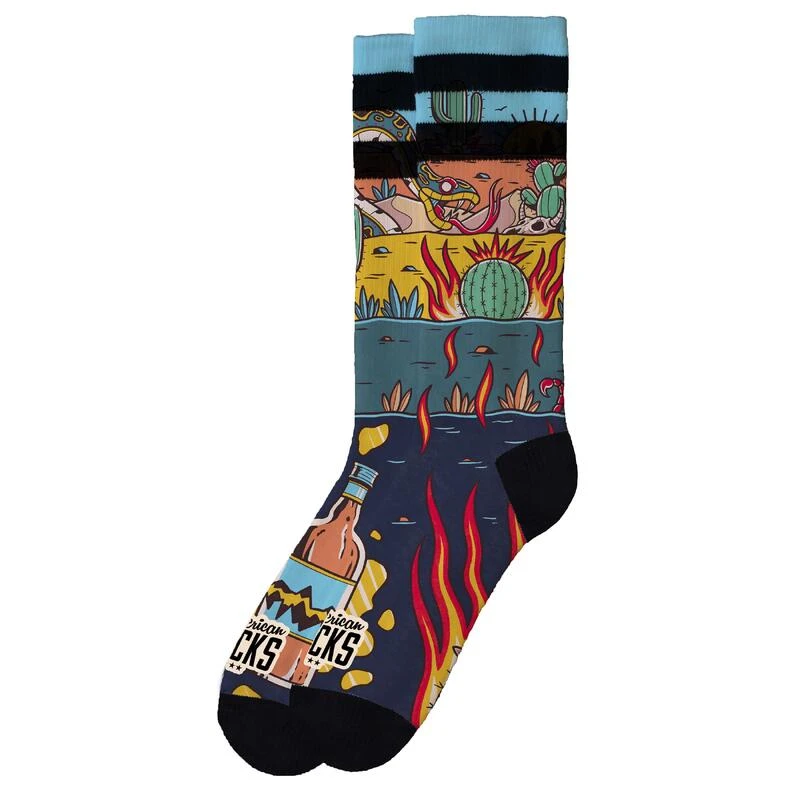Chaussettes American Socks Rattlesnake - Mid High 1 Chaussettes American Socks Rattlesnake - Mid High