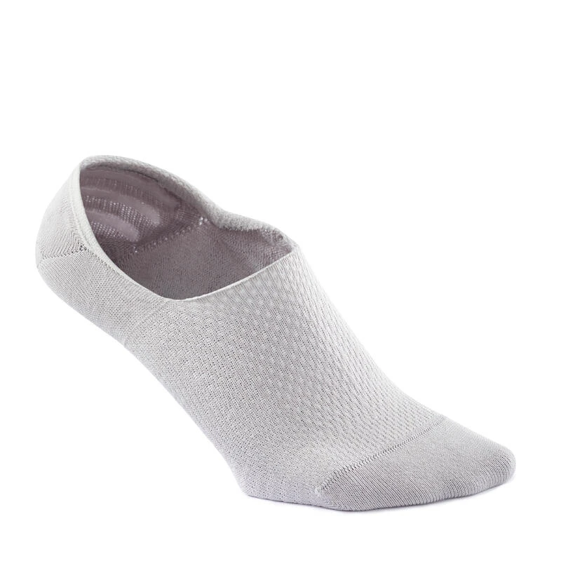 Chaussettes De Marche Invisibles Blanches Grises - Lot De 2 Paires 2 Chaussettes De Marche Invisibles Blanches Grises - Lot De 2 Paires – Image 2