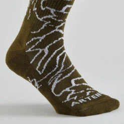 CHAUSSETTES DE TENNIS HAUTES ARTENGO RS 300 KAKI NOIR MOTIFS LOT DE 4 -Sport Vêtements Magasin chaussettes de tennis hautes artengo rs 300 kaki noir motifs lot de 4 5