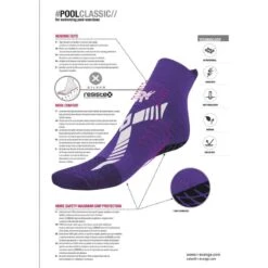 Chaussettes Natation Adulte Piscine Antidérapantes Antibactérien Bleu Clair -Sport Vêtements Magasin chaussettes natation adulte piscine antiderapantes antibacterien bleu clair 3