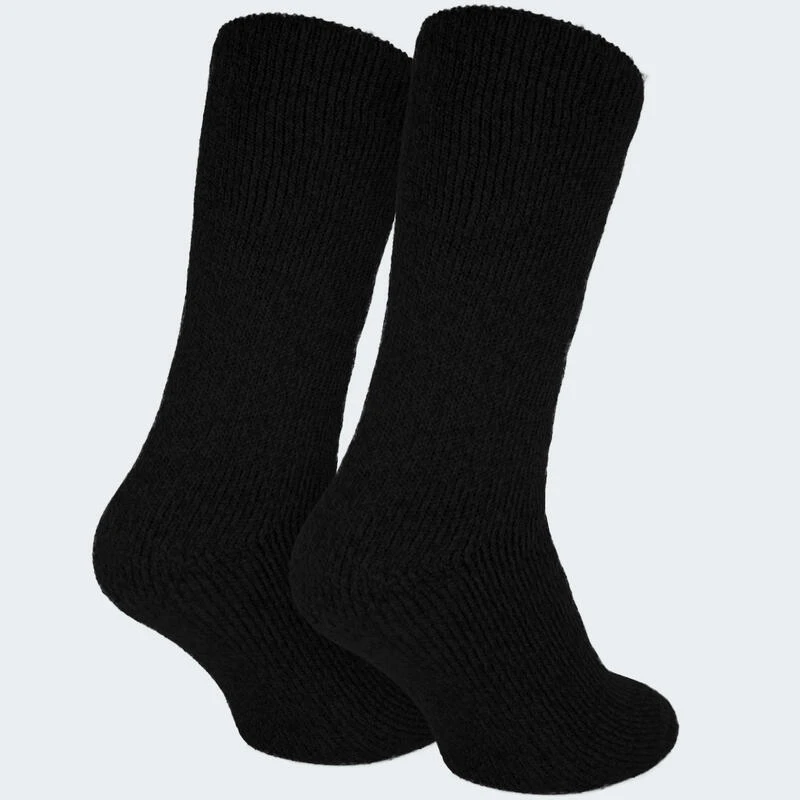Chaussettes Thermiques 'fleecy' | Femme | Taille Unique | Noir 5 Chaussettes Thermiques 'fleecy' | Femme | Taille Unique | Noir – Image 5