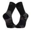 BV Sport Chaussettes TREK GR HAUTE Noir/Gris
