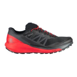 CHAUSSURE DE TRAIL RUNNING SALOMON SENSE RIDE 4 NOIR ROUGE -Sport Vêtements Magasin chaussure de trail running salomon sense ride 4 noir rouge 2