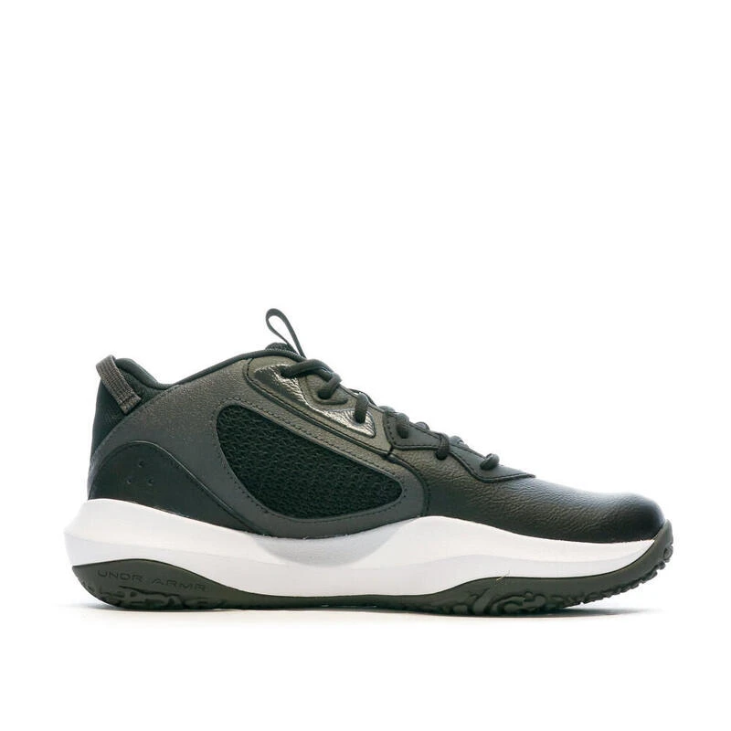 Chaussures De Basket Blanche/Noire/Grise Homme Under Armour Lockdown 6 2 Chaussures De Basket Blanche/Noire/Grise Homme Under Armour Lockdown 6 – Image 2