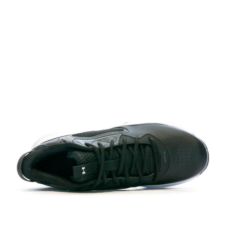 Chaussures De Basket Blanche/Noire/Grise Homme Under Armour Lockdown 6 4 Chaussures De Basket Blanche/Noire/Grise Homme Under Armour Lockdown 6 – Image 4