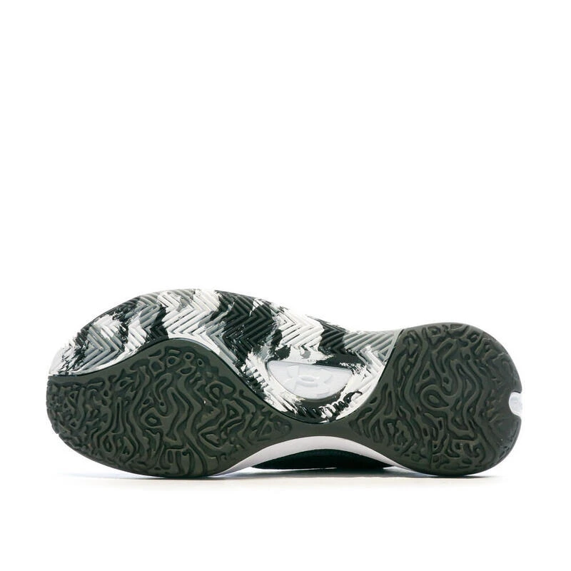 Chaussures De Basket Blanche/Noire/Grise Homme Under Armour Lockdown 6 5 Chaussures De Basket Blanche/Noire/Grise Homme Under Armour Lockdown 6 – Image 5