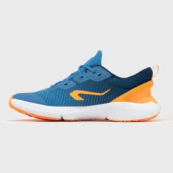 Chaussures De Running Enfant Drop 0 - KIPRUN KN500 Bleu Et Orange -Sport Vêtements Magasin chaussures de running enfant drop 0 kiprun kn500 bleu et orange 2