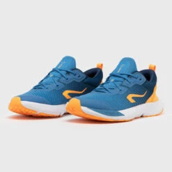Chaussures De Running Enfant Drop 0 - KIPRUN KN500 Bleu Et Orange -Sport Vêtements Magasin chaussures de running enfant drop 0 kiprun kn500 bleu et orange 3