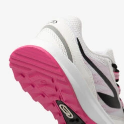 CHAUSSURES DE RUNNING FEMME KALENJI RUN ACTIVE GRIP Blanc Rose -Sport Vêtements Magasin chaussures de running femme kalenji run active grip blanc rose 2