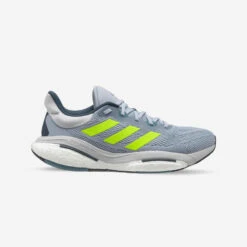 CHAUSSURES DE RUNNING HOMME ADIDAS SOLAR GLIDE 6 GRIS JAUNE