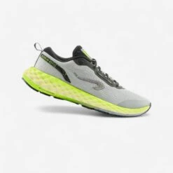 CHAUSSURES DE RUNNING HOMME KIPRUN KS900 GRIS JAUNE