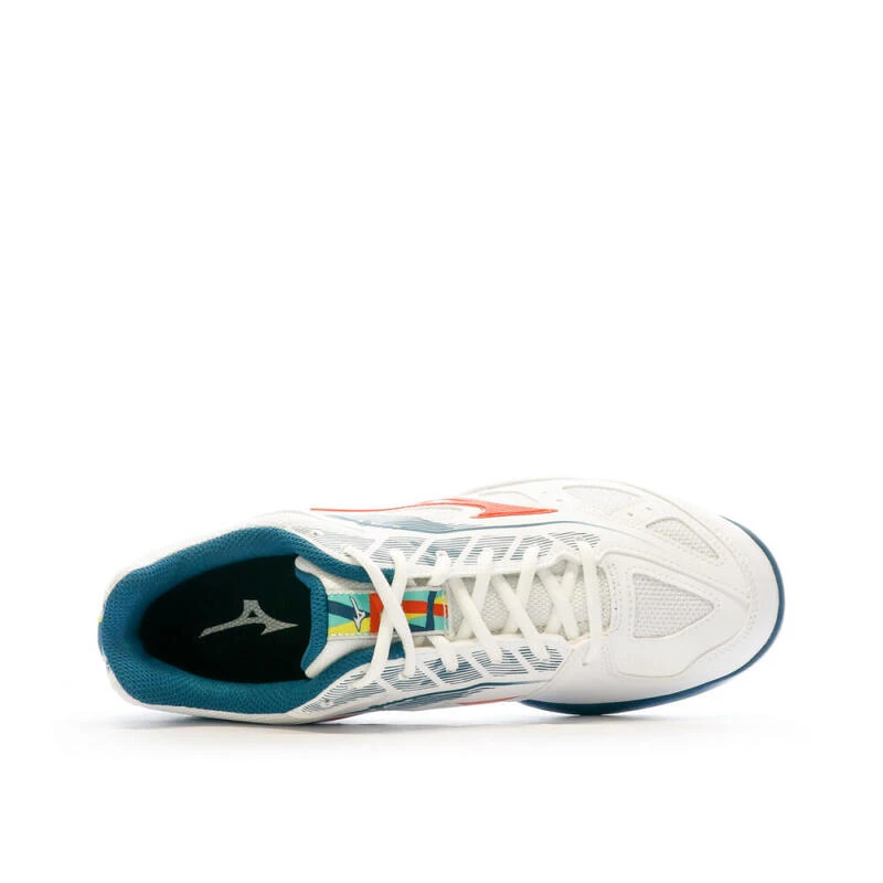 Chaussures De Tennis Blanches Homme Mizuno Breakshot 4 Chaussures De Tennis Blanches Homme Mizuno Breakshot – Image 4