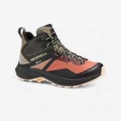 CHAUSSURES IMPERMÉABLES DE RANDONNÉE MONTAGNE - MERRELL MQM MID GTX - FEMME