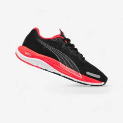 Puma Chaussures Running Femme - Velocity Nitro 2 Noire Et Rose