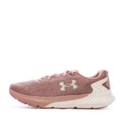 Chaussures Running Rose Femme Under Armour Charged Rogue 3
