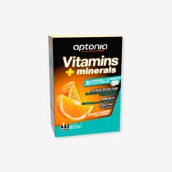 Decathlon Complément Alimentaire Comprimés VITAMINES Et MINERAUX Orange X30