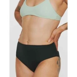 Culotte De Bain Menstruel Taille Haute - Flux Moyen - Océanides -Sport Vêtements Magasin culotte de bain menstruel taille haute flux moyen oceanides 2