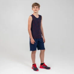 Débardeur Running - Athlétisme Respirant Garçon KIPRUN CARE Bleu Et Rouge -Sport Vêtements Magasin debardeur running athletisme respirant garcon kiprun care bleu et rouge 5