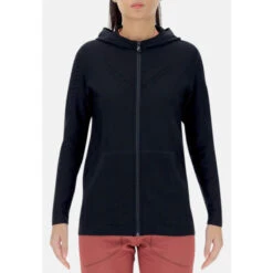 UYN Femme Run Fit Ow Sweat-shirt De Sport A Capuche Entierement Zippé