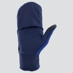 Kalenji Gants De Running Avec Moufle Amovible - Evolutiv' Bleu Marine -Sport Vêtements Magasin gants de running avec moufle amovible evolutiv bleu marine 4