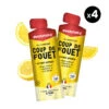 Gel énergétique Coup De Fouet Fruits Rouges - 4x34g