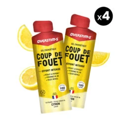 Gel énergétique Coup De Fouet Fruits Rouges - 4x34g