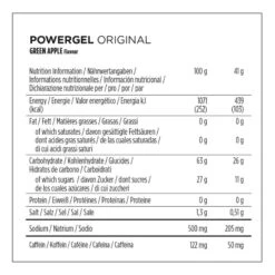 Powerbar Gel énergétique POWER GEL Pomme 41g (X24) -Sport Vêtements Magasin gel energetique power gel pomme 41g x24 2