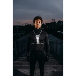 AVENTO Gilet De Running Avec éclairage LED Réfléchissant - Jaune Fluo -Sport Vêtements Magasin gilet de running avec eclairage led reflechissant jaune fluo 3