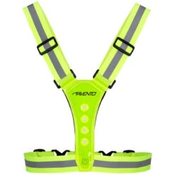 AVENTO Gilet De Sport à Led - Rechargeable - Jaune Fluo - Gilet De Sécurité -Sport Vêtements Magasin gilet de sport a led rechargeable jaune fluo gilet de securite 2
