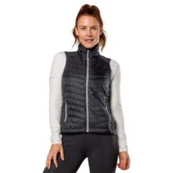 Nathan Gilet Hybride Femmes - Running - Navigator NOIR