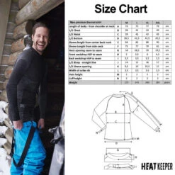 Heatkeeper Sous-vêtements De Ski Thermiques Homme Premium Noir -Sport Vêtements Magasin heatkeeper sous vetements de ski thermiques homme premium noir 5