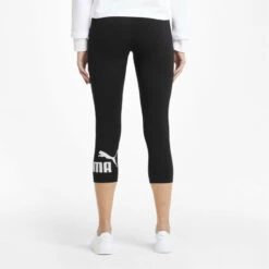 Legging 3/4 à Logo Essentials Femme PUMA Black 7 Legging 3/4 à Logo Essentials Femme PUMA Black -Sport Vêtements Magasin legging 34 a logo essentials femme puma black 2