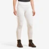 Legging De Concours équitation Fullgrip Femme - 500 Blanc
