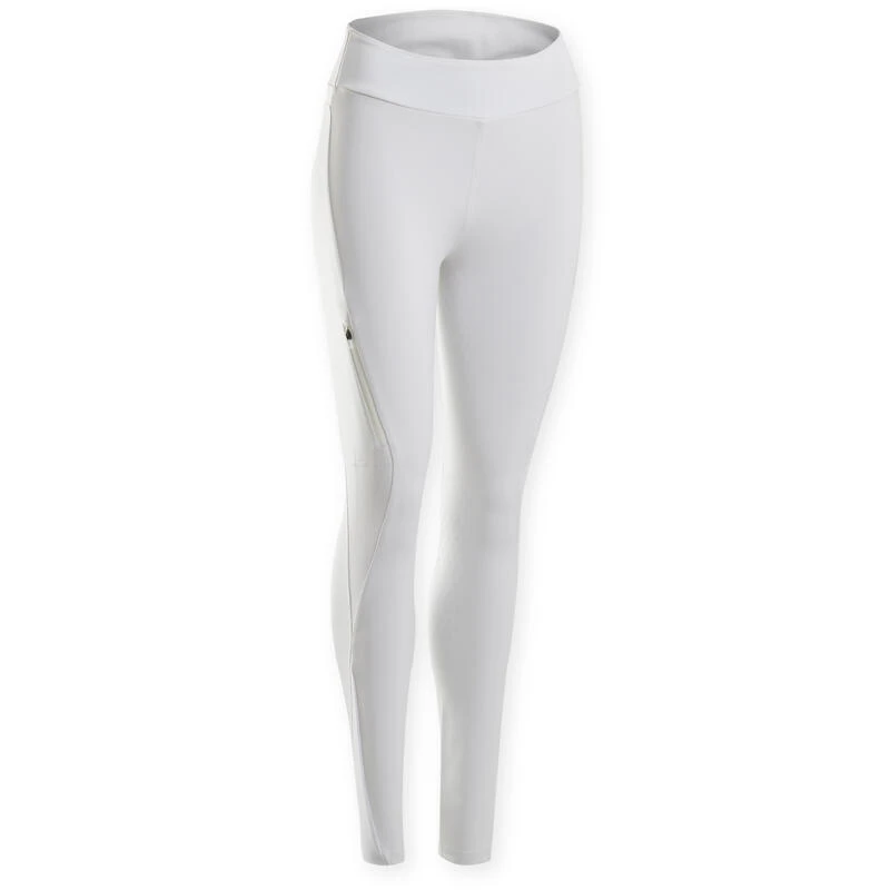 Legging De Concours équitation Fullgrip Femme - 500 Blanc 7 Legging De Concours équitation Fullgrip Femme - 500 Blanc – Image 7