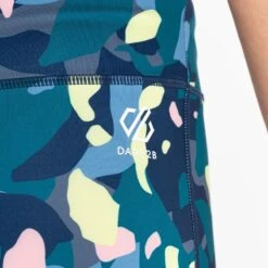 Dare 2b Legging INFLUENTIAL 3/4 Femme (Bleu Sarcelle) -Sport Vêtements Magasin legging influential 34 femme bleu sarcelle 2