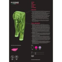 Legging Technique Capri Femme Running Fitness Yoga Kinesiotaping Interne Noir -Sport Vêtements Magasin legging technique capri femme running fitness yoga kinesiotaping interne noir 4