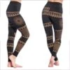 Legging Yoga Sans Couture Taille Haute Jambe Longue 70% Coton Bio Anti Sueur