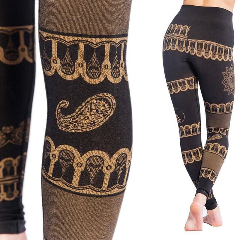 Legging Yoga Sans Couture Taille Haute Jambe Longue 70% Coton Bio Anti Sueur 4 Legging Yoga Sans Couture Taille Haute Jambe Longue 70% Coton Bio Anti Sueur – Image 4