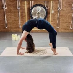 Legging Yoga Sans Couture Taille Haute Jambe Longue 70% Coton Bio Anti Sueur, Om -Sport Vêtements Magasin legging yoga sans couture taille haute jambe longue 70 coton bio anti sueur om 4