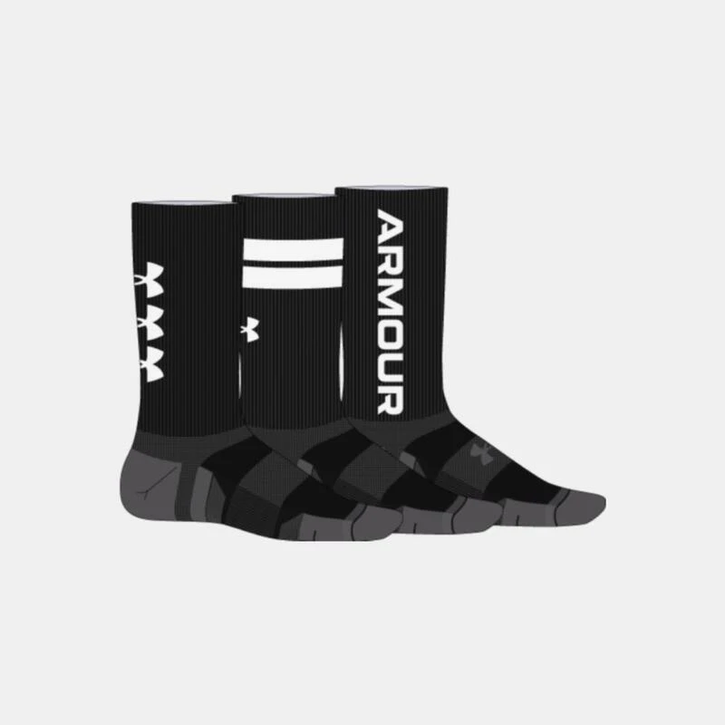 LOT CHAUSSETTES UNDER ARMOUR PERF TECH NOIR 1 LOT CHAUSSETTES UNDER ARMOUR PERF TECH NOIR