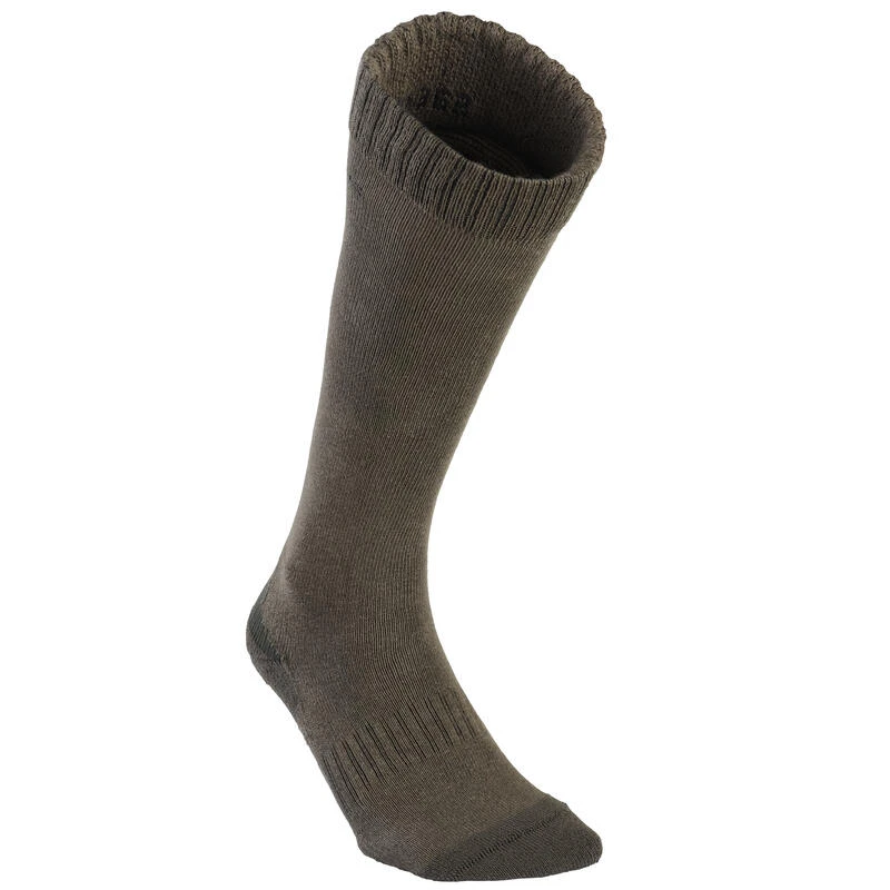 LOT DE 2 PAIRES DE CHAUSSETTES CHASSE RESPIRANTES HAUTES 100 7 LOT DE 2 PAIRES DE CHAUSSETTES CHASSE RESPIRANTES HAUTES 100 – Image 7