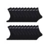 UMBRO Lot De 20 Paires De Chaussettes Homme Noir