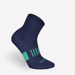 LotX2 De Chaussettes Running Confort Enfant - KIPRUN 500 Mid Marine Et Rayé Vert -Sport Vêtements Magasin lotx2 de chaussettes running confort enfant kiprun 500 mid marine et raye vert 6
